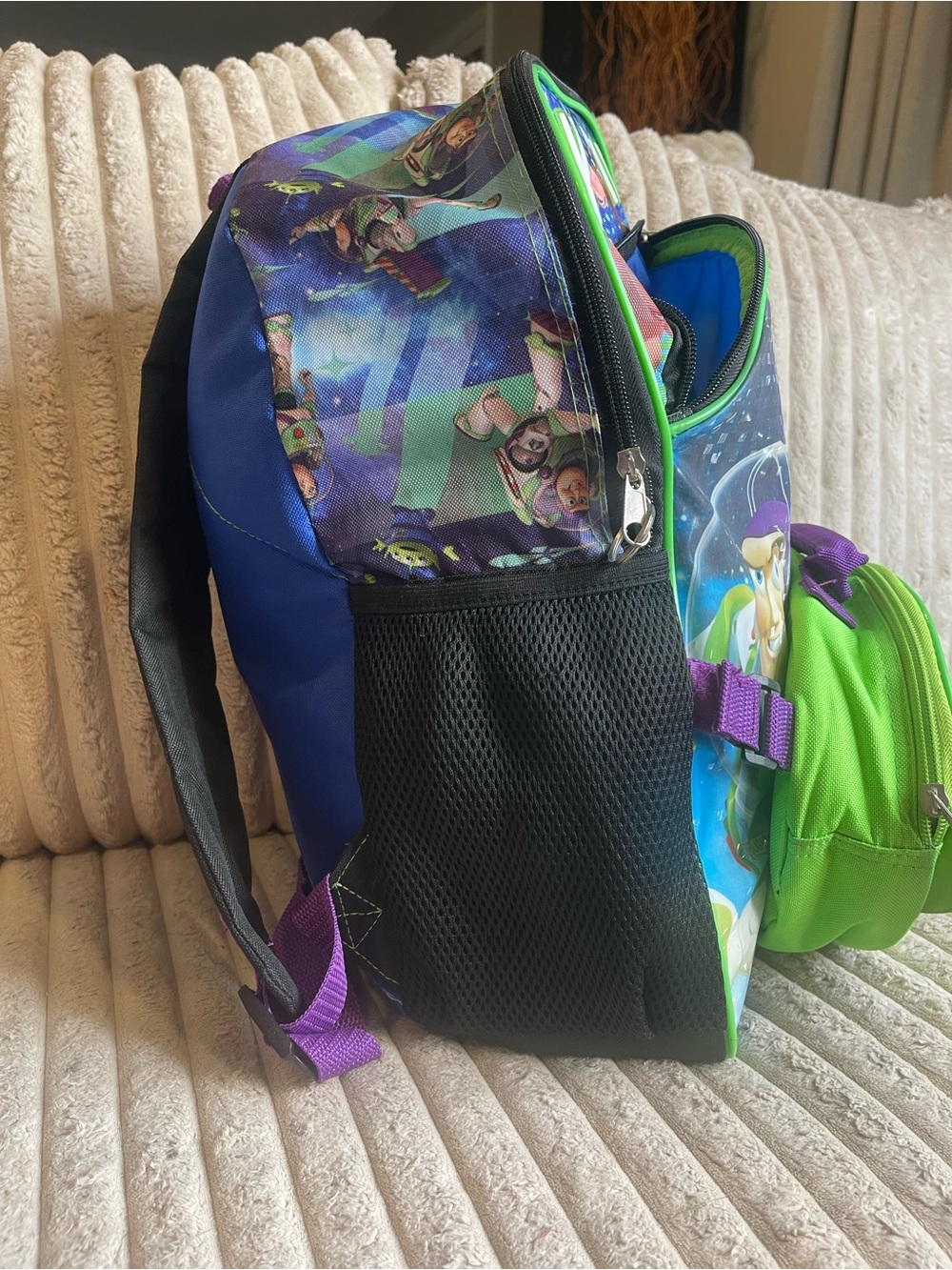 Disney Pixar Toy Story 4 Alien 3D Molded Front Pocket Kids Backpack - Picture 6 of 10